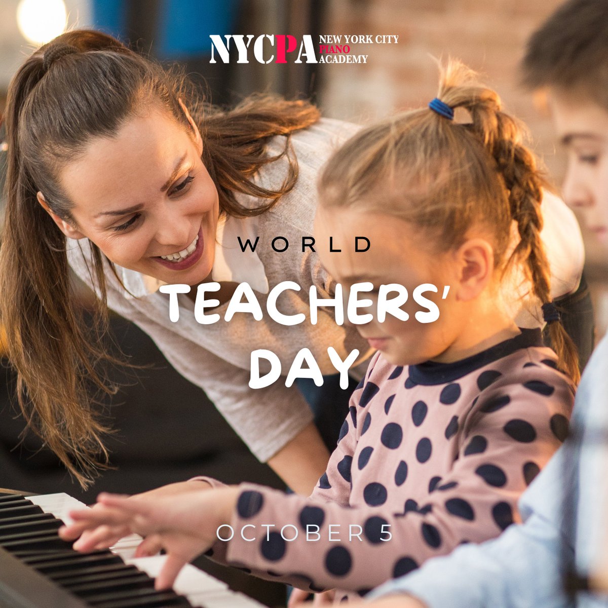 Celebrating #WorldTeachersDay !

We want to express our #appreciation for all the #educators around the world who light up the path of #knowledge, especially the esteemed #facultymembers of #NYCPA. They go above and beyond to empower our students to reach their full potential!