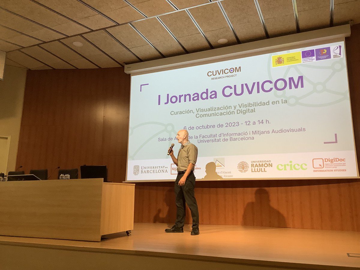 cuvicom's tweet photo. 🔴 #IJornadaCUVICOM en directo

Comienza la #IJornadaCUVICOM con la presentación de @jguallar https://t.co/Sae8UrVh4s