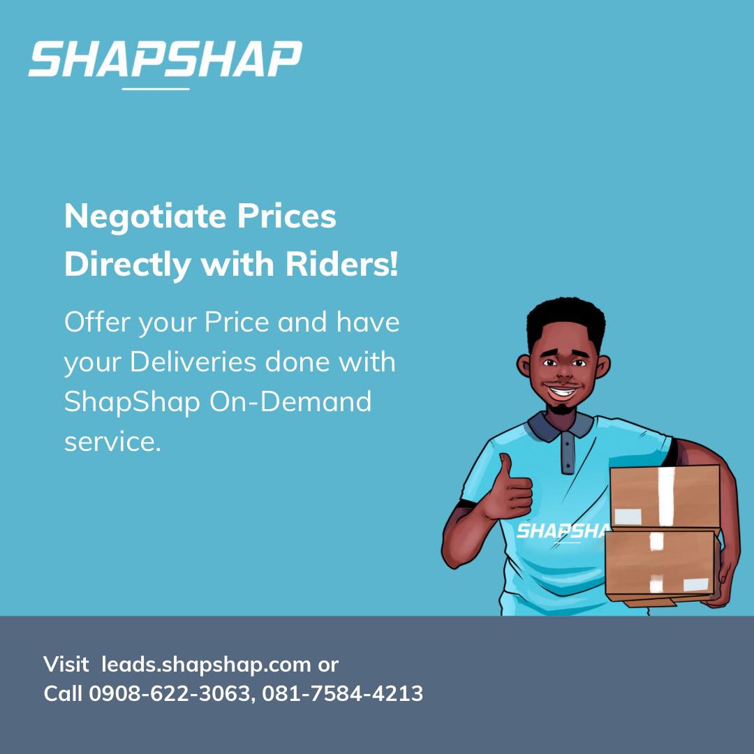 Discover the Power of ShapShap Platform! Are you an Online Vendor looking to soar to new heights? Look no further! 🌟 We gives you the edge with: ✅ Access to a pool of dedicated riders ✅Negotiation flexibility ✅ Unmatched reliability ✅ Your success at your fingertips