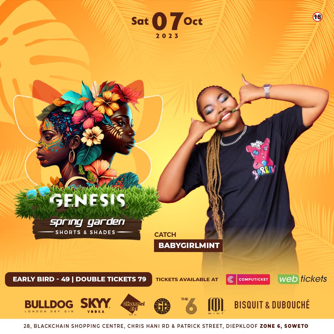 PORSCHE_BTM_RSA's tweet photo. Join us for #GenesisSpringGarden on October 7th, 2023, at the Spring Garden. It's going to be a night to remember . Come @Zone6Venue
Get ready to dance the night away! 💃🎶🔥 #ShortsAndShorts https://t.co/dbBaBp94lp