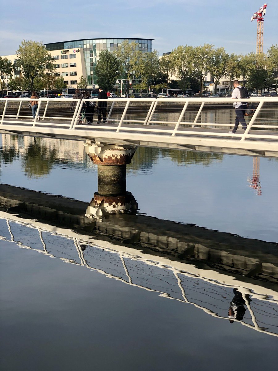 LHsansfiltre's tweet photo. Il n’y a pas que la nouvelle passerelle Bassin Paul Vatine 😍👏 l’autre est très jolie aussi au ☀️ 😍😍👏
Port Vauban 
#lehavre #passerelle #port #lesdocks #quai #embankment #bridge #reflets #eau #soleil #lehavresansfiltre #vauban #portvauban #octobre #blanc #acier #cables https://t.co/Sm0kj05avi