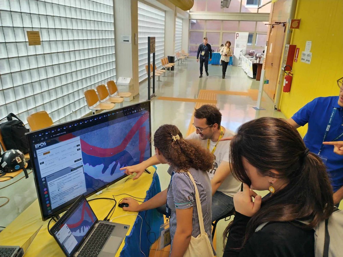 EPOS (@eposeu) on Twitter photo ๐ Today is the last Day of <a href="/begeoscientists/">BeGEO Scientists</a> 2023 in Naples. We met a lot of young researchers, who were very interested in exploring deeper the #eposdatapotal and its functionalities.
Many thanks to all the organizers who made this possible๐
Se you at the next gathering! ๐ Today is the last Day of <a href="/begeoscientists/">BeGEO Scientists</a> 2023 in Naples. We met a lot of young researchers, who were very interested in exploring deeper the #eposdatapotal and its functionalities.
Many thanks to all the organizers who made this possible๐
Se you at the next gathering!
