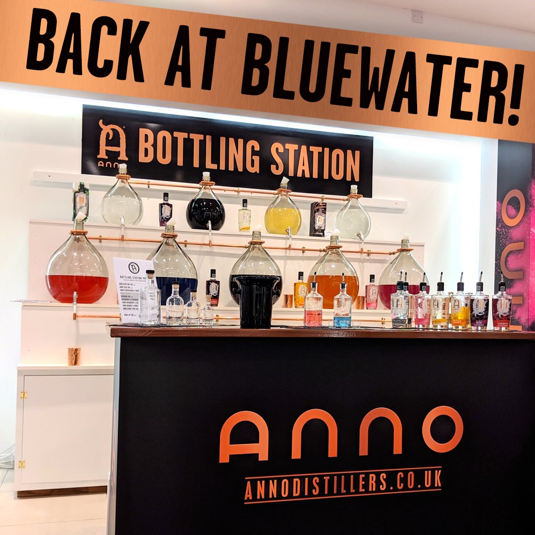 We are now officially OPEN! Come and find us in our Bluewater store on Upper Thames Walk. Sample our spirits, buy yourself a treat or even get organised for Christmas if you are feeling ambitious! We have our full range plus a few extras.