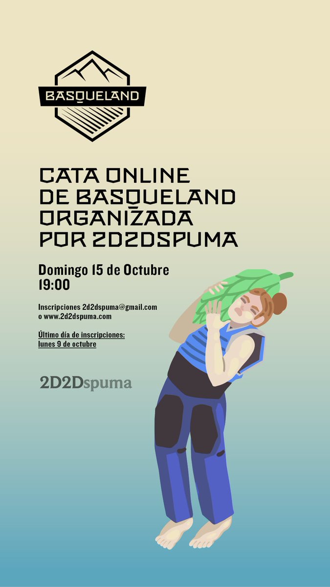 Basqueland cumple 8 años y lo celebramos con una PARTYCATA ONLINE que no deberías perderte pq eres fan de Basqueland. 
2d2dspuma.com/actividades-ce…
¿Se te ocurre mejor plan para una tarde de domingo? <a href="/basquelandbrew/">Basqueland Brewing</a>