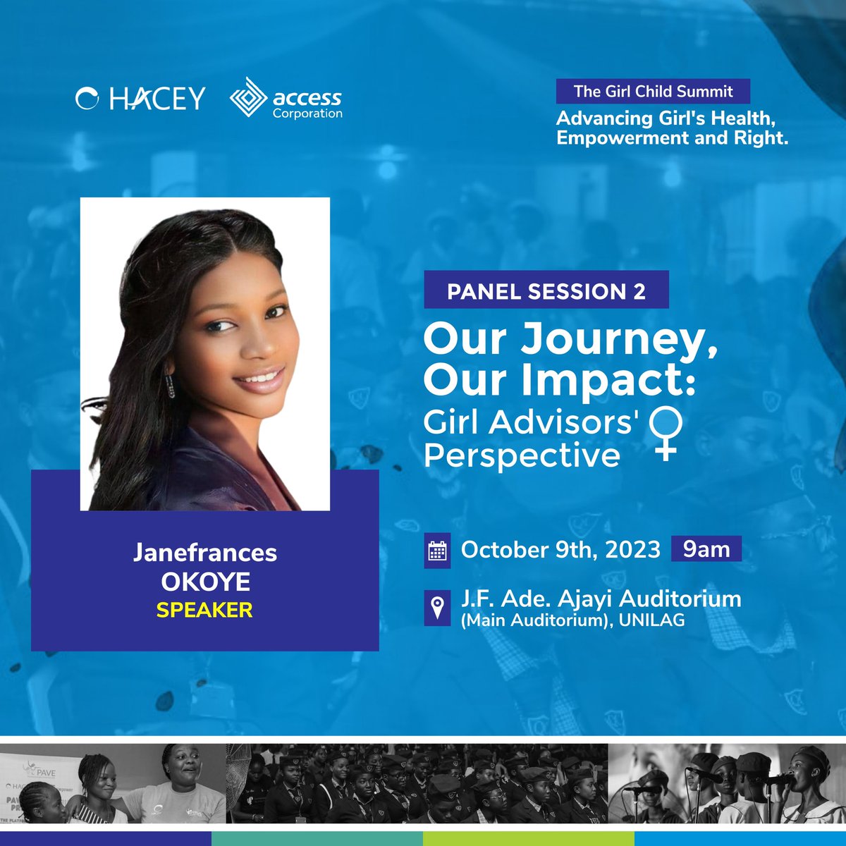 haceydev's tweet photo. Ever been inspired by someone's journey and felt your perspective on life shift? 🌟✨ Get ready to experience that transformation at the Girl Child Summit 2023! 🚀🌸
Join us for an enlightening and inspiring event that will empower you to live your best life.
#IDOTGC https://t.co/2U9oSxWkMl