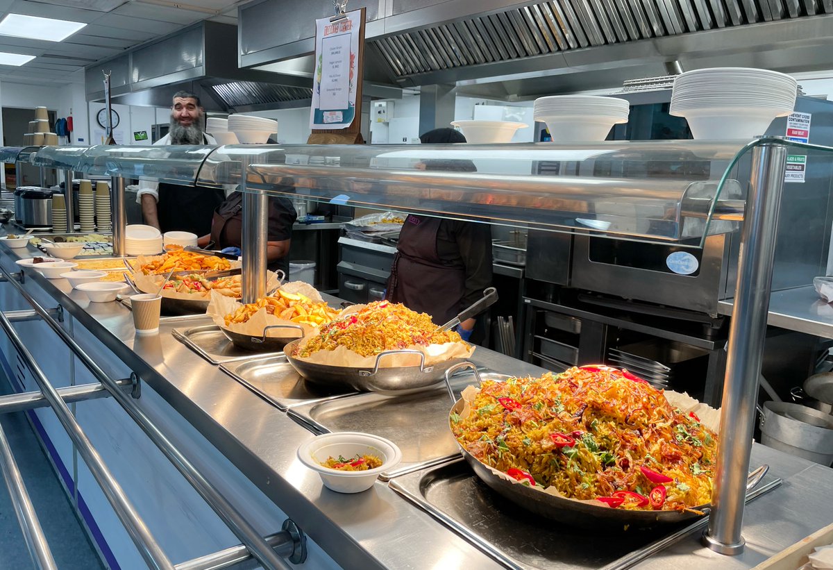 A big thanks to Aziz and the catering team <a href="/AccentCatering/">Accent Catering</a> for a delicious taster menu to show families visiting our Open Evening just how tasty and healthy school lunches are here <a href="/MulberryAS/">Mulberry Academy Shoreditch</a>! Always a treat for our students and staff!