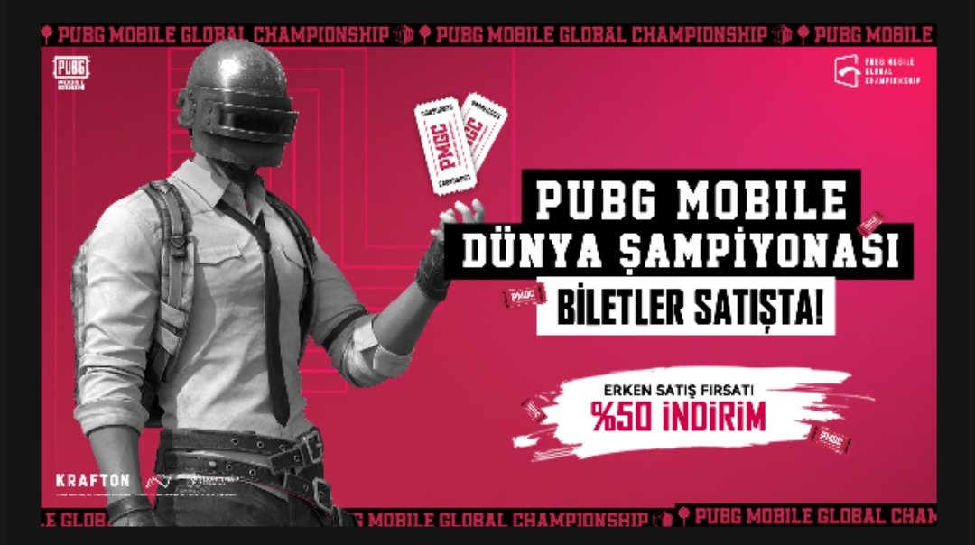 İSTANBUL'DA DÜZENLENECEK PUBG MOBILE 2023 DÜNYA ŞAMPİYONASI’NIN BİLETLERİ SATIŞA ÇIKTI! 

8-10 Aralık tarihleri arasında gerçekleşecek olan dünyanın en büyük espor turnuvalarından 2023 PUBG MOBILE Dünya Şampiyonası’nın (PMGC) biletleri erken dönem avantajıyla satışa çıktı.