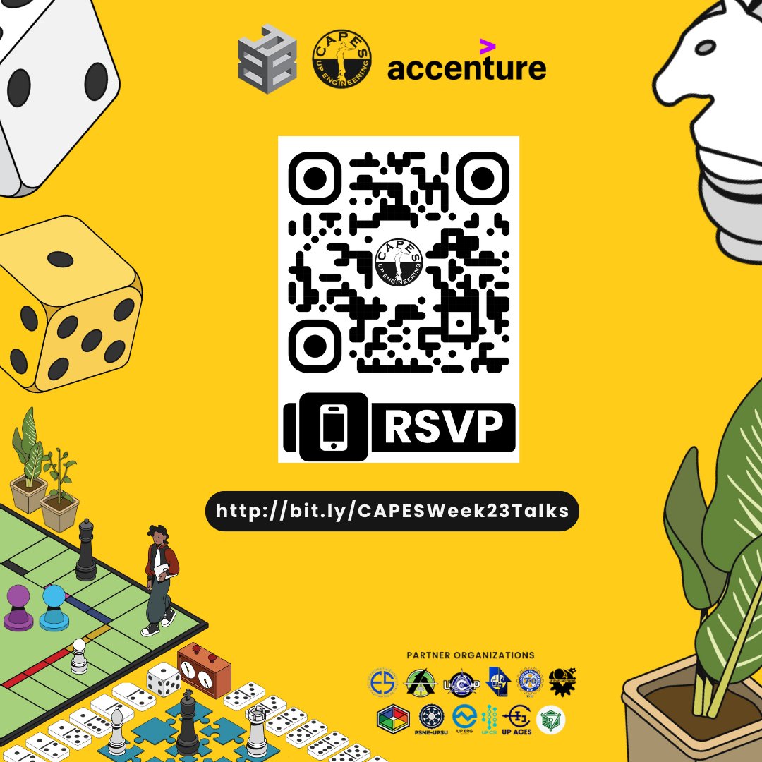 UPCAPES's tweet image. #BuildYourBase with UP CAPES.

Join our talk on Oct. 11, 2023 at 5:00 PM.

Meet our speaker from Accenture, our co-presenter for this year&apos;s CAPES Week.

RSVP through this link: bit.ly/CAPESWeek23Tal…

See you !

#BuildYourBase
#CAPESWeek2023
#CAPESat31