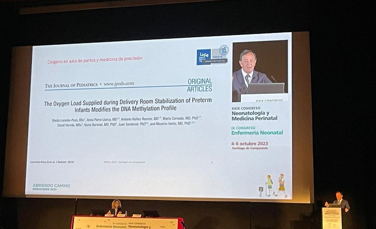 1/22 Máximo Vento, <a href="/GIP_LaFe/">GIP</a> <a href="/IISLaFe/">IIS La Fe</a>, introduce la conferencia extraordinaria "Medicina personalizada para el distres respiratorio
#SENEO2023