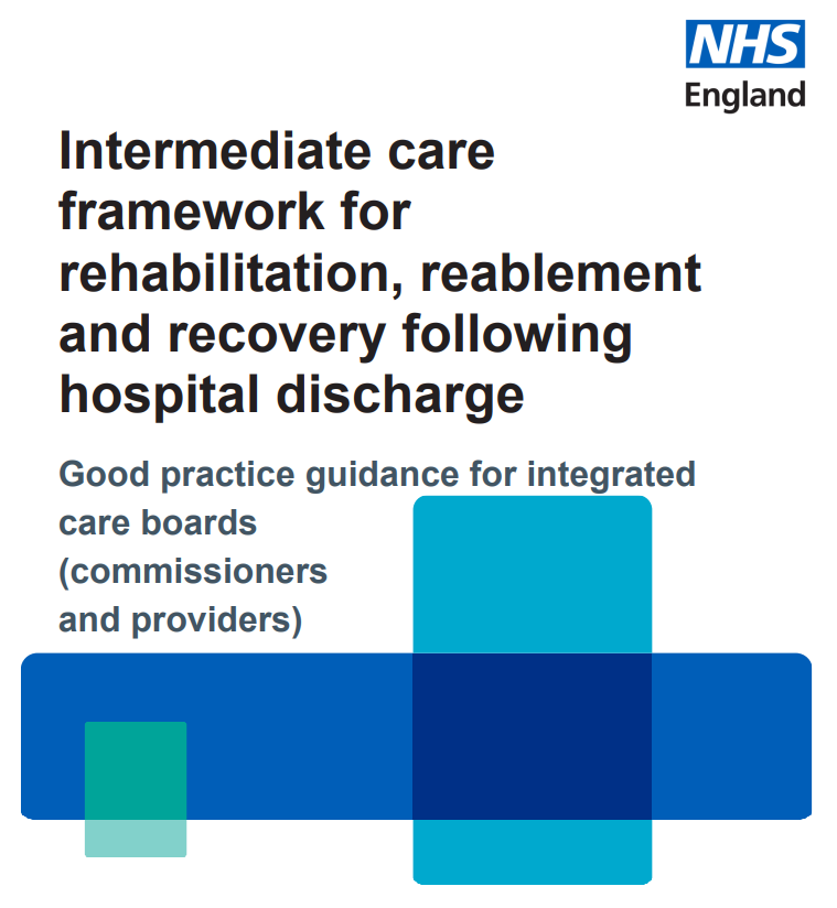 NHS England has published its Intermediate Care Framework for rehabilitation, reablement and recovery following hospital discharge, and a new Community Rehabilitation and Reablement Model, to improve patient experience and outcomes
england.nhs.uk/publication/in…
england.nhs.uk/publication/a-…