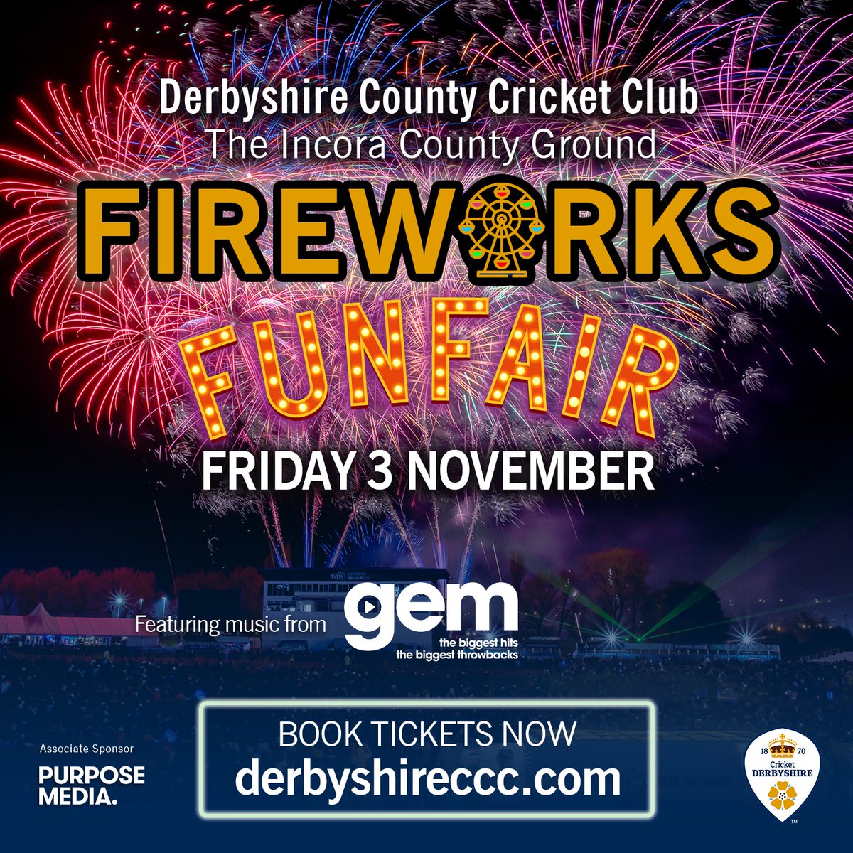 DCCCEvents's tweet photo. 𝐋𝐢𝐦𝐢𝐭𝐞𝐝 𝐄𝐚𝐫𝐥𝐲 𝐁𝐢𝐫𝐝 𝐓𝐢𝐜𝐤𝐞𝐭𝐬 𝐑𝐞𝐦𝐚𝐢𝐧 🎟

Get your Early Bird tickets now to guarantee the best price possible for Derby's biggest firework event.

Limited Early Bird tickets remain so act quick ➡ https://t.co/MlnXNQJGHw https://t.co/mzLX25idDH