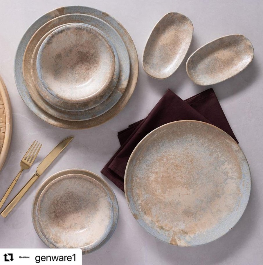 MAC_FoodService's tweet image. New for October, the Luz Collection, the latest edition to the Bonna range from @genware1. Drawing inspiration from the very soil that blankets the Earth's surface. 
#nature #naturalworld #earth #food #foodpresentation