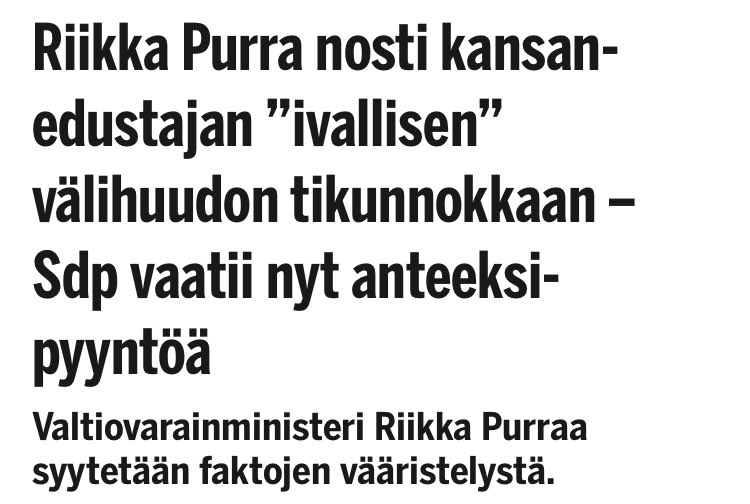 juho_orjala's tweet photo. Tällainen false balance -uutisointi on yksi syy, miksi esim. Purra ja Trump syytävät jatkuvasti valheita, joista tietävät jäävänsä kiinni.

Valehtelu näyttäytyy kovuutena ja faktantarkistus ”syytöksinä” ja vähitellen omille kannattajille kaikki tosiasiat muuttuvat yhdentekeviksi. https://t.co/KcfH6JaF91
