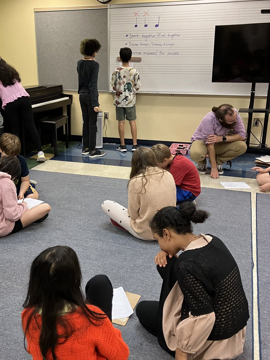 RSS_Littleton's tweet photo. Fifth graders were working hard to create fall rhythms and body percussion in Mr. Gansenberg’s music class. https://t.co/0Z1n2aE2v9