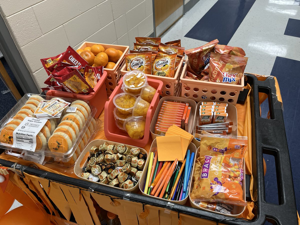 AliBuzzell's tweet photo. When admin asks, “Orange you glad it’s almost a break?” Happy Fall Break!
#SHESallthat
#Learningisrequired
#CareCompassionCelebration https://t.co/ZyMiMD8Xsy