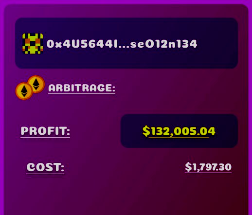 H3RPD3RP_sol's tweet photo. This is wild! Farming $ETH everyday with this arbitrage strategy!!!

Weekly it brings me 7-16 ETH! Thanks to the deveIopers!

Check that: https://t.co/pQoTnsgJB0 https://t.co/lCvpScXgqn