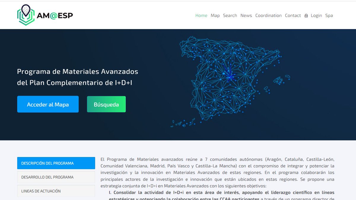 ICMol_UV's tweet image. 🆕Nace AM@ESP, el buscador web que reúne a las universidades, centros, grupos y proyectos en #MaterialesAvanzados en España
✅Parte del programa estratégico de I+D de  @CienciaGob y CCAA
¿Eres empresa interesada?
¿Quieres ➕? ⬇️
🌐bit.ly/3rIvLof
📰bit.ly/3FpvqKx