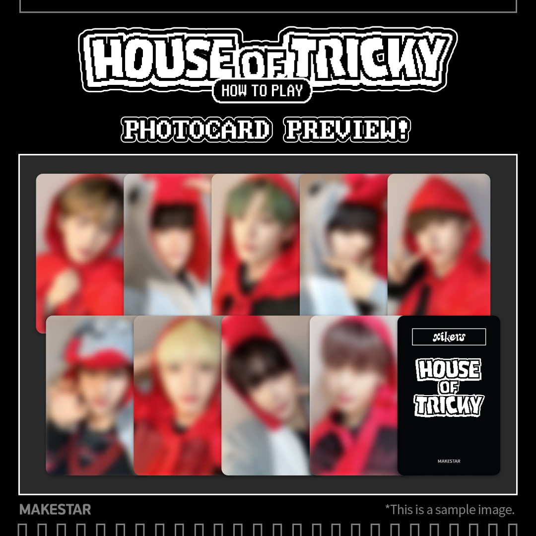 Makestarcorp's tweet photo. #xikers 2ND MINI ALBUM 'HOUSE OF TRICKY : HOW TO PLAY' 1:1 VIDEO CALL EVENT + SPECIAL EVENT OPEN!

💖응모자 포토카드 빨간 망토&amp;늑대 ver.
💖당첨자 응모 멤버의 부적 카드 증정
💖홍보 당첨자 사인 폴라로이드 사진 증정

🗓️23.10.06 ~ 2023.10.08 11:59 (KST)
🔗https://t.co/05Gq0SCJF5 https://t.co/cfEwz6umRb