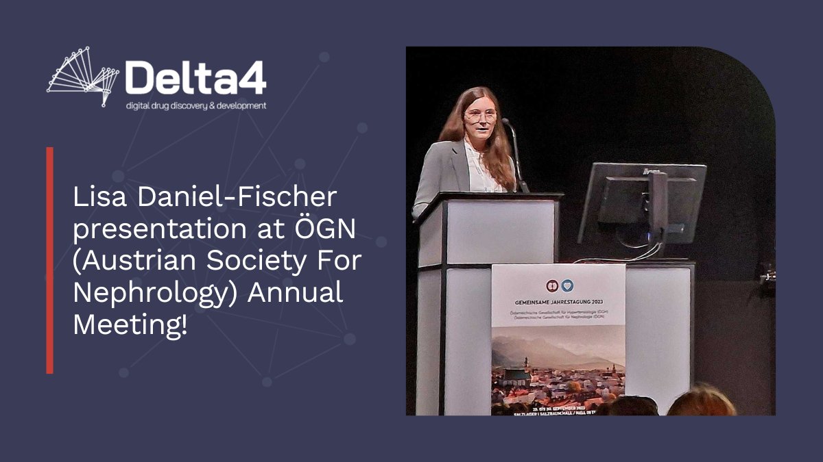 Delta4ai's tweet photo. Thanks to all who joined us at the ÖGN meeting! 🌟 Dr. Lisa Daniel-Fischer from Delta4 shared pivotal insights on FSGS & clopidogrel research. Missed it? Check out the highlights: https://t.co/OT3nWw8bSV
#Delta4Research #AdvancedNephrology #ÖGNHighlights https://t.co/O8vgdMtWK8