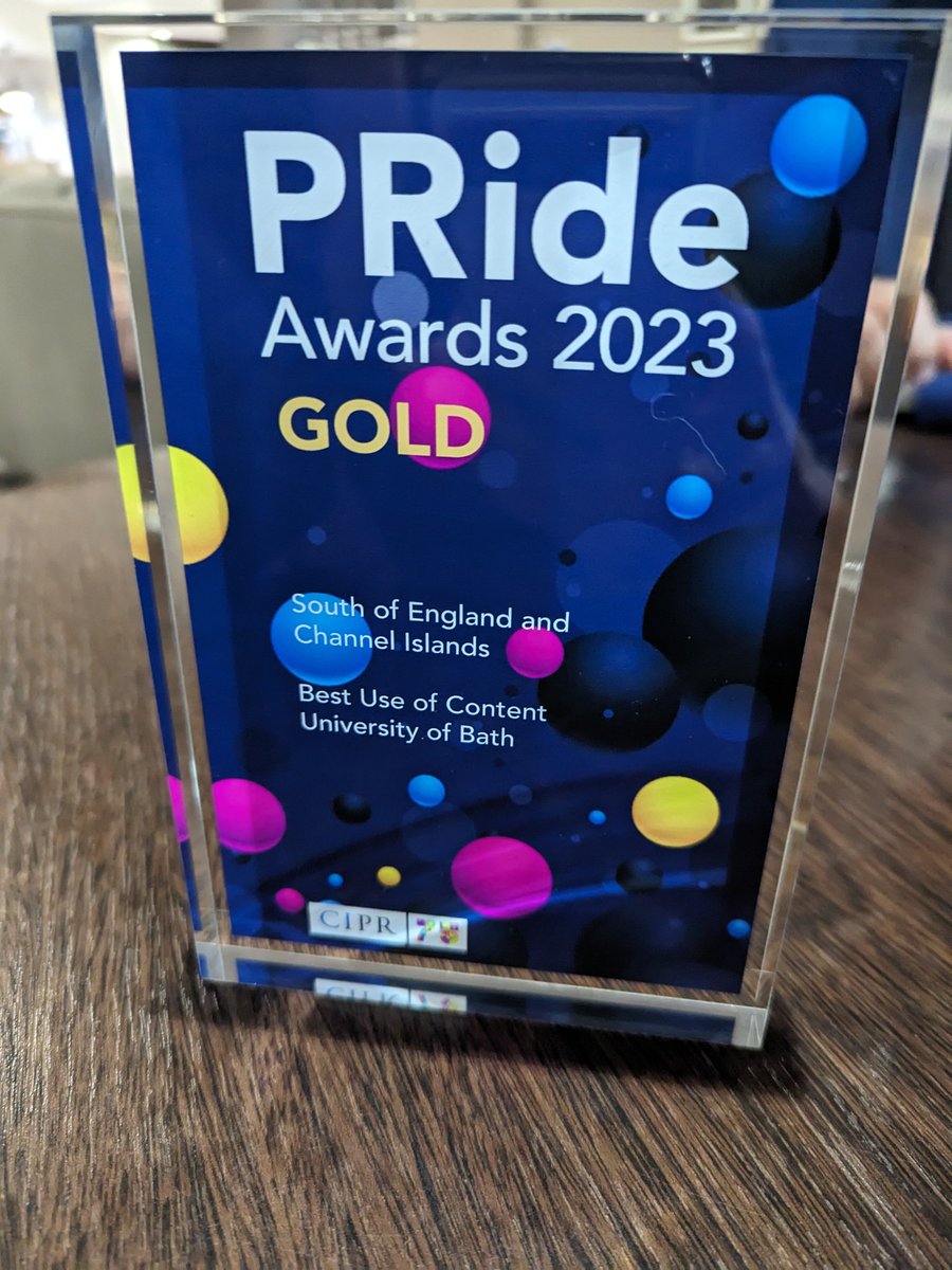 vickyjust's tweet photo. Our #Researchwithimpact campaign @UniofBath is officially award-winning! 🎉🥂🥳 https://t.co/01CS2vThZ9 #PRideSci https://t.co/IkaQQjroTA