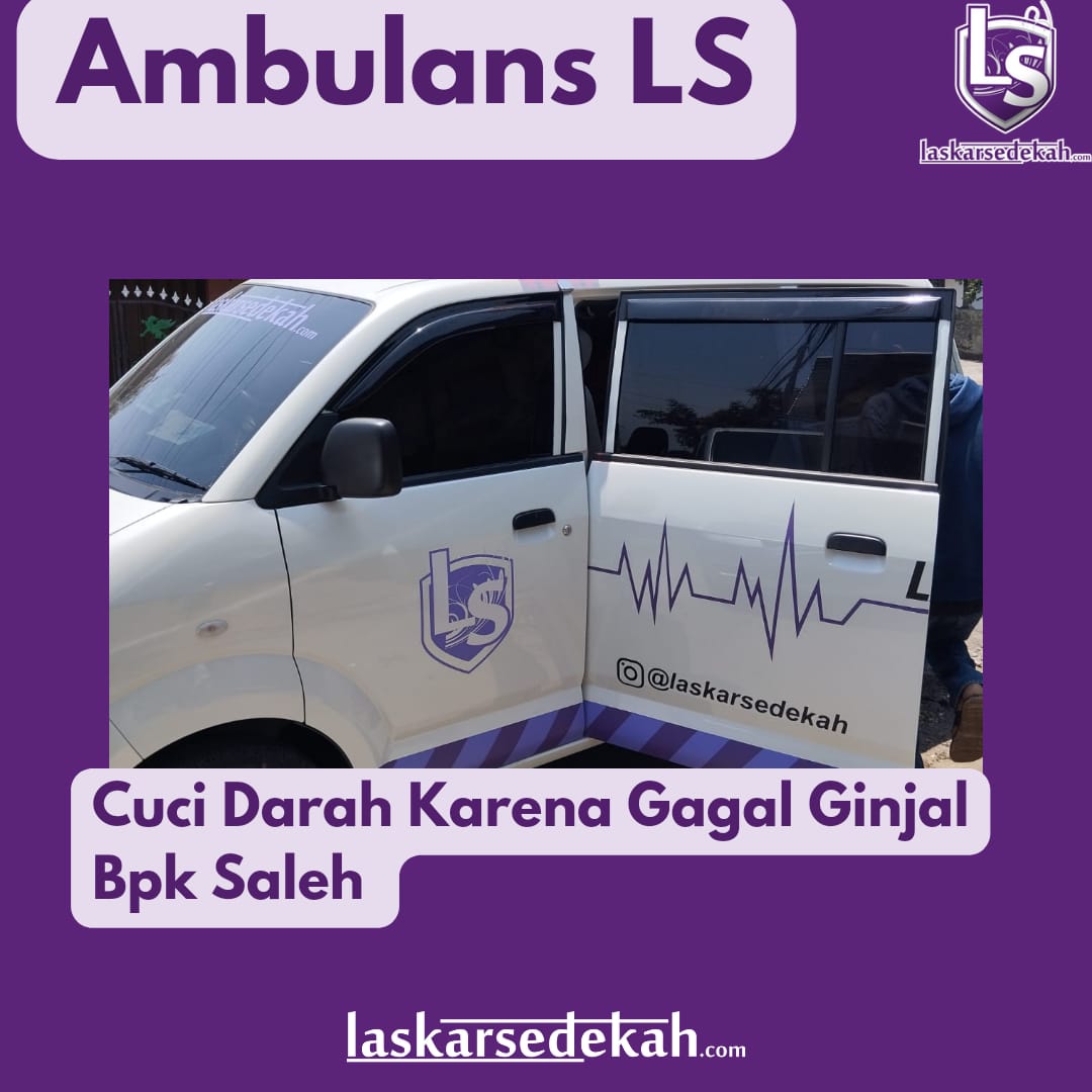LaskarSedekah's tweet image. Alhamdulilah pada hari Jumat-Senin (29-02 September), tim AmbulanLS telah mengantarkan:

1. Cuci darah karena gagal ginjal Bpk Saleh
2. Darurat kecelakaan fraktur kaki ke RS Siloam
3. Selesai opname dari RS PKU Gamping
4. Kontrol ke RS PKU Gamping Kirana