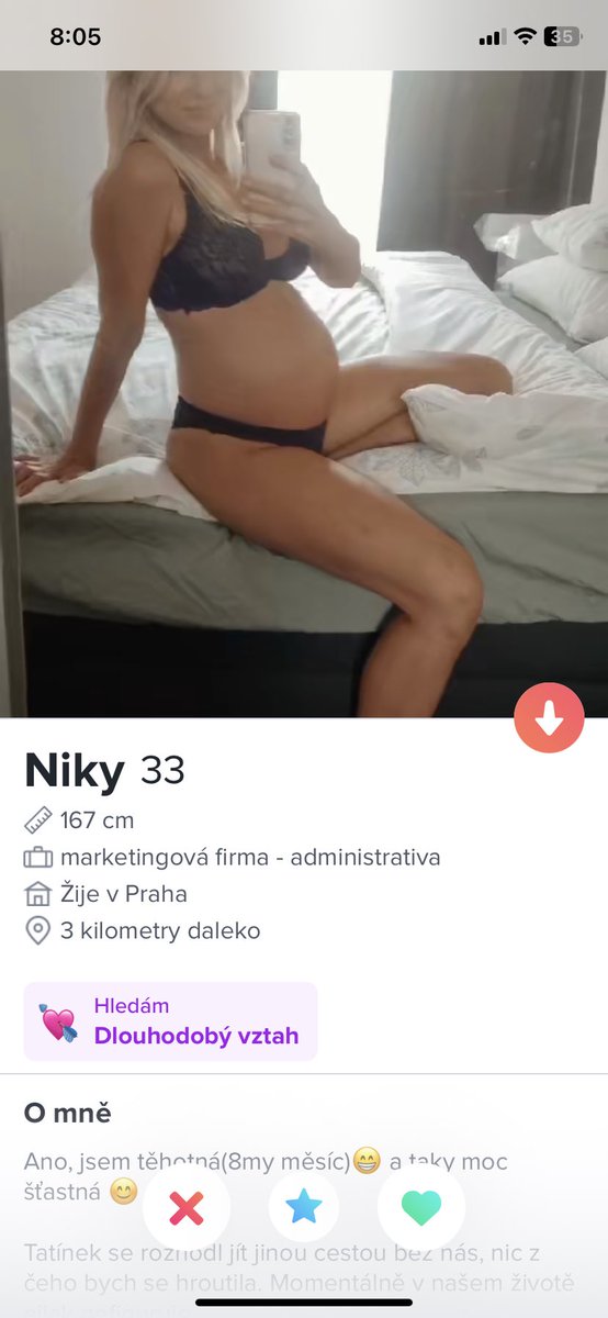 Ondrej_Snobl's tweet photo. Tohle chce odvahu, drajf a sebevědomí. Seznamovat se v 8 měsíci těhotenství. https://t.co/dlBH2wx7Ql