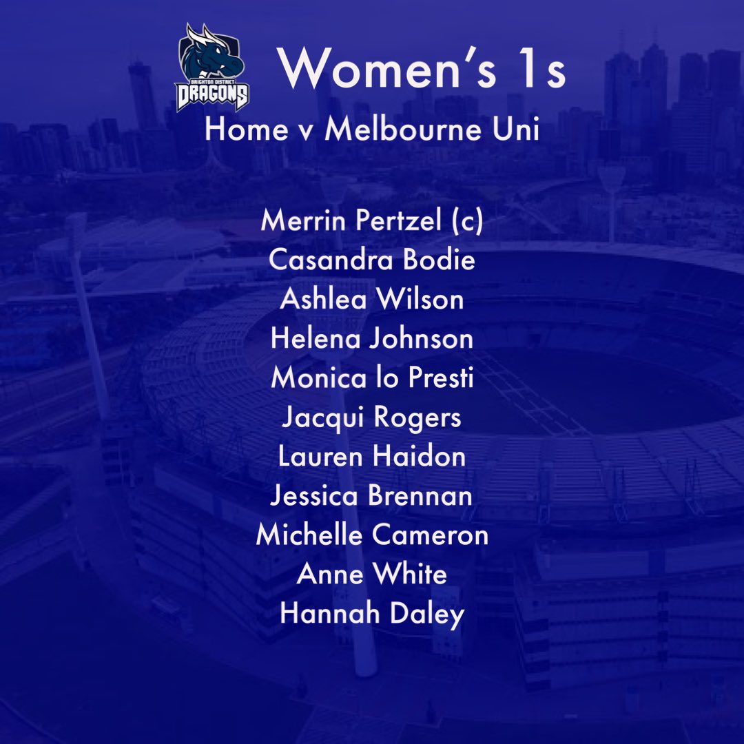 Women’s team for this week in their first T20 for the year!

Go well ladies and grab some points to start off the season!

Unfortunately do to rain all men’s comps have been cancelled.