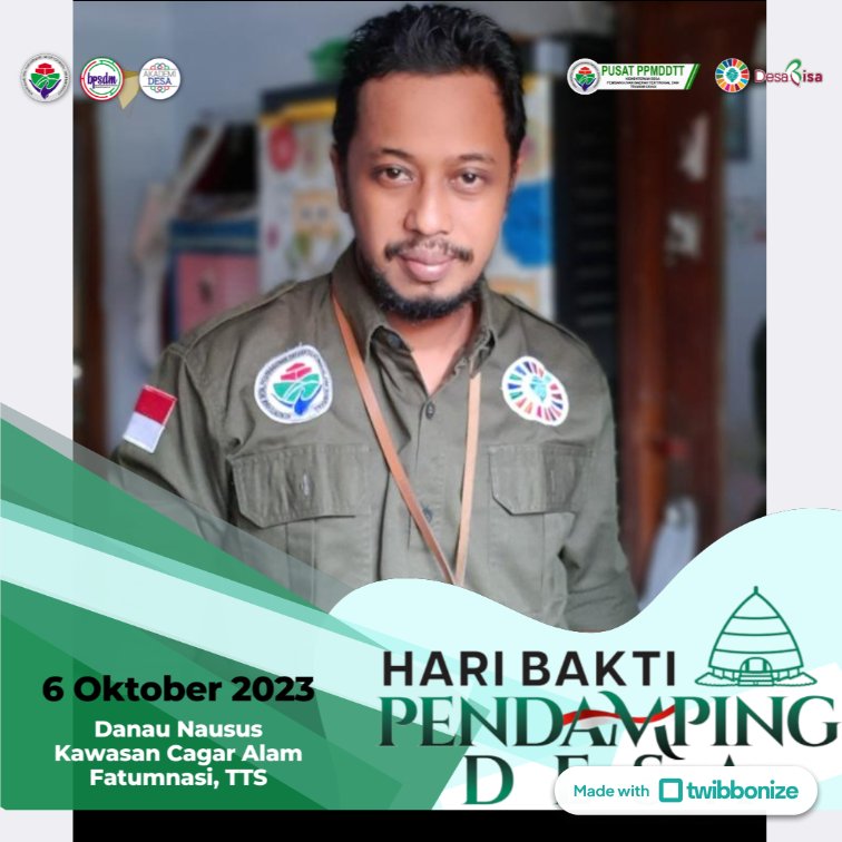YudyAms's tweet photo. Selamat Hari Pandamping Desa
@jokowi 
@halimiskandarnu
@Kemendespdtt
@malik_haramain
@imansyukri
@taufikmadjid71
@yusradaridesa 
@azzameldzikrie 
@tppkemendes
#HariPendampingDesa https://t.co/KJhKZcVabz