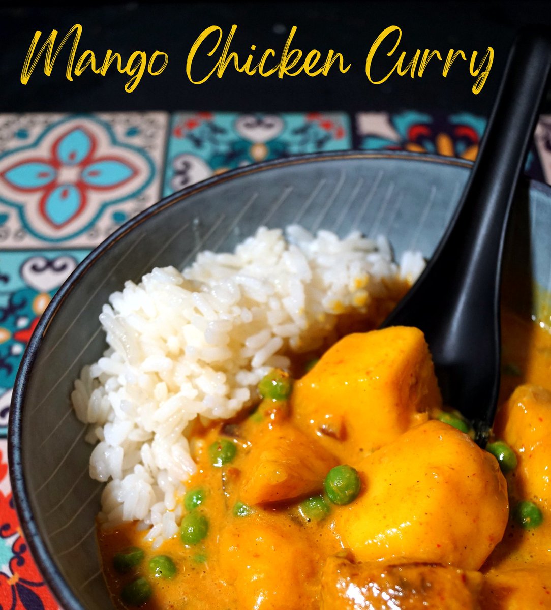 zimtkringel1's tweet photo. Ich fang den Tag jetzt einfach mal bunt an: Mango Chicken Curry https://t.co/PGeEx2DRqU https://t.co/BJxSiWoHrR