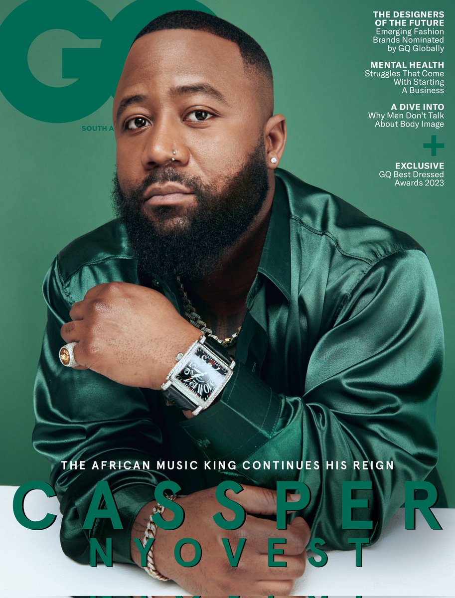 Introducing GQ's October/November The Body & Mental Health issue in partnership with @sprite_za  
featuring cover star @casspernyovest 

The issue is available on shelves nationwide today and digitally!

#GQXCassperNyovest 

#GQXSprite 

#Spritelimelight
