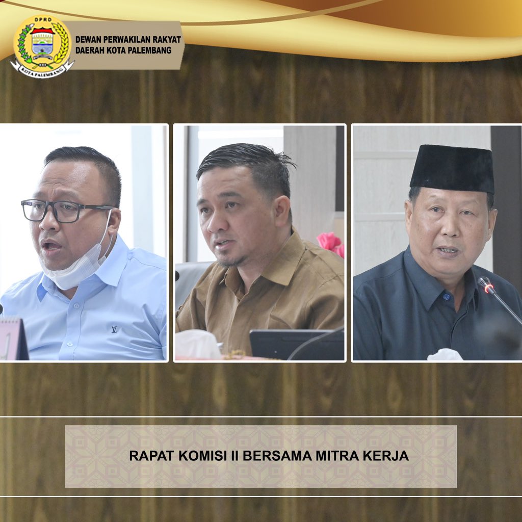 Rapat Komisi II bersama Mitra Kerja Bagian Perekonomian  Setda Kota palembang dan Bagian Keuangan Setda Kota Palembang terkait pembahasan RAPERDA Tentang RAPBD Tahun Anggaran 2024. 

#DPRDKotaPalembang