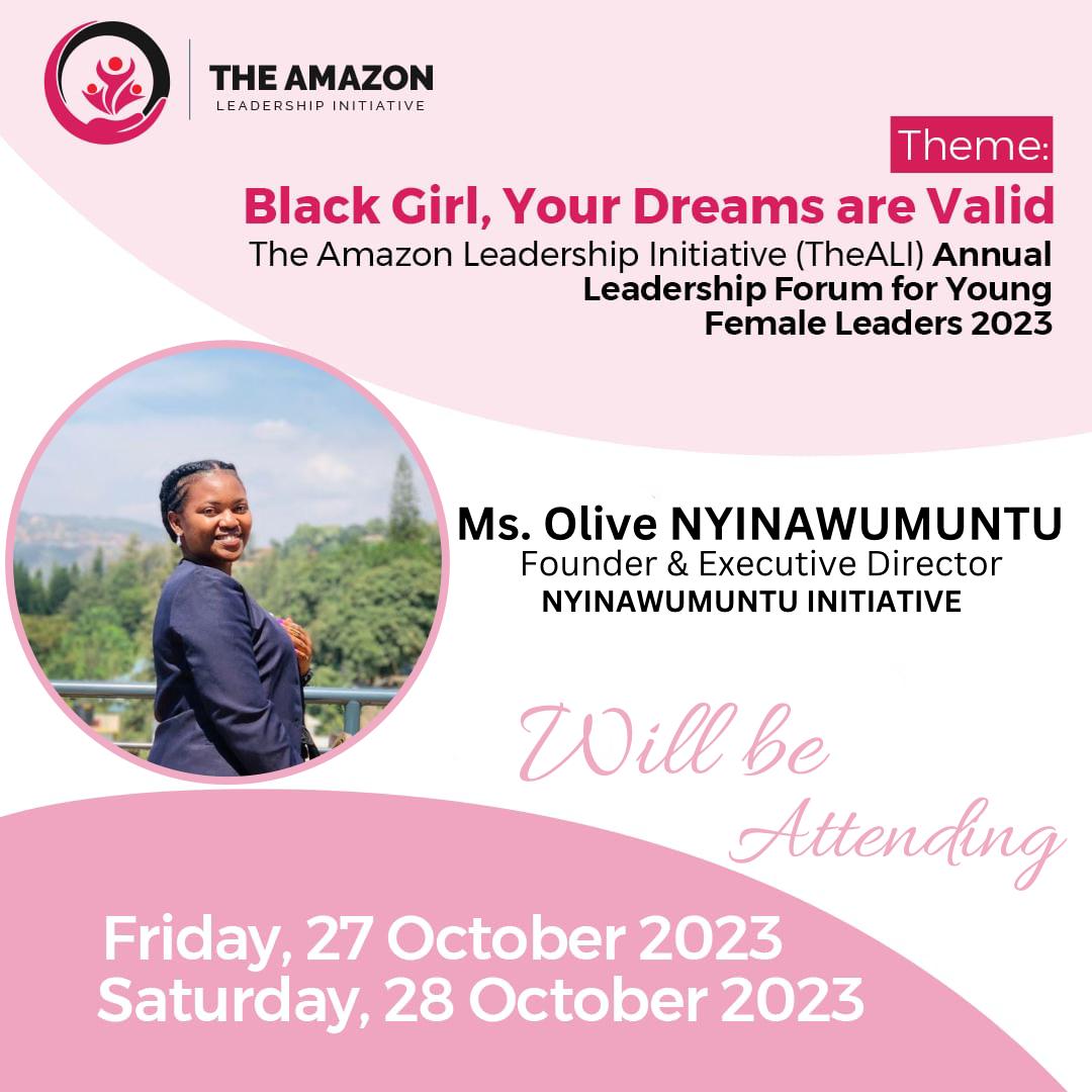 Absolutely thrilled to be participating in this upcoming conference of  TheALI Annual Leadership Forum for Young Female Leaders 2023. It's a golden opportunity to learn, connect, and grow together. 
#TheALILF2023 #BlackGirlYourDreamsAreValid