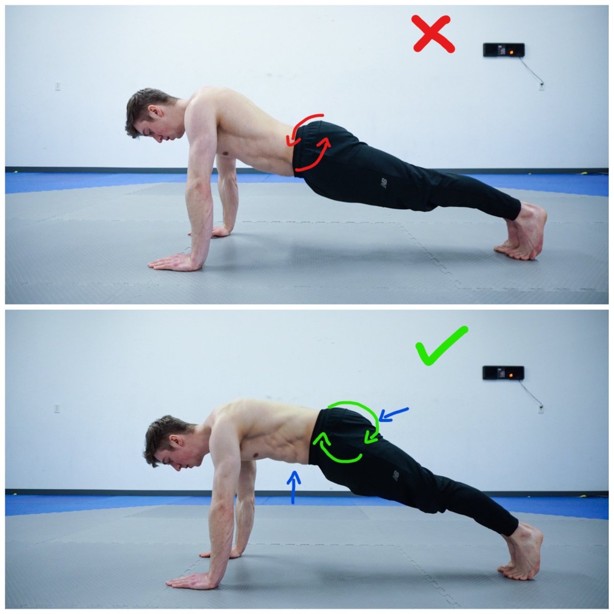 FoodNutrition_1's tweet photo. The correct posture to perform Scapular Pushups for building chest muscles efficiently. https://t.co/ftHJWR7LSD