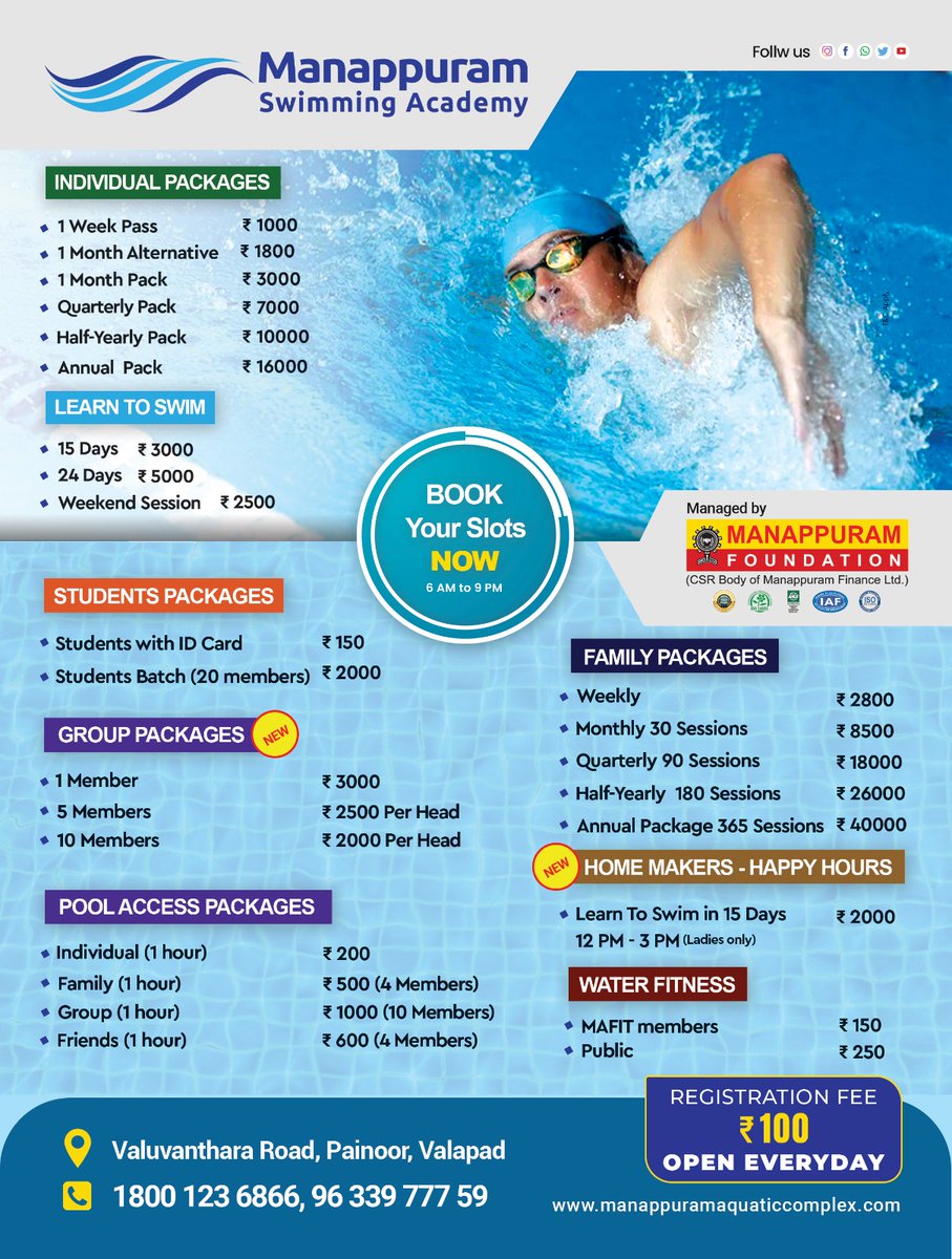 MACcomplex's tweet photo. Manappuram Aquatic Complex🏊

Contact Us: 1800 123 6866 / 9633977759
https://t.co/JhrbFDUKIU
Location: https://t.co/bfNpSoAH0u

#swimming #swimmingpool #justkeepswimming #swimmingtime #swimmingpools #openwaterswimming #swimminglessons https://t.co/krXEvI8RVu