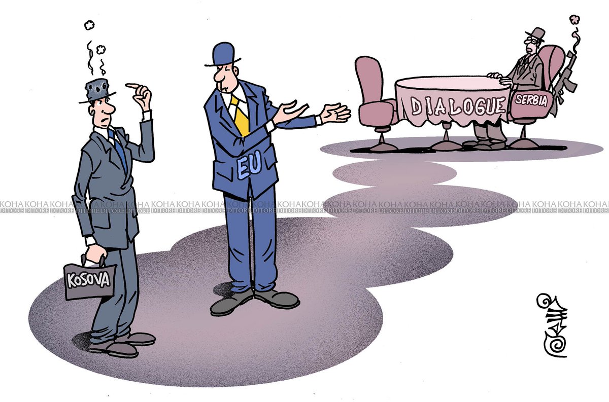 portalikohanet's tweet photo. Karikatura e ditës - Dialogu dhe agresioni i Serbisë
🔗 https://t.co/AKRO69RTVK
.
.
.
#kohanet #EU #dialogu https://t.co/JcJ4NHhLMn