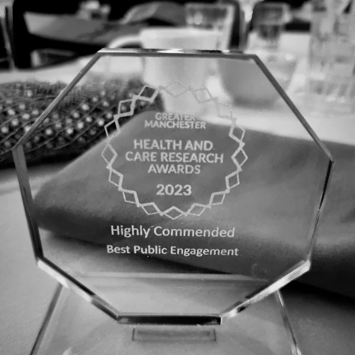 I am proud to be part of the team, which was Highly Commended in the Best Public Engagement Category for introducing Research Van to the Greater Manchester community. #gmhcra23 <a href="/mft_research/">MFT Research and Innovation</a>