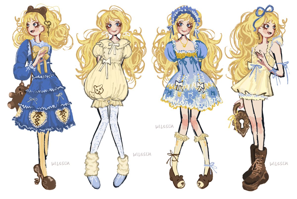 designed more blondie lockes outfits 笠#everafterhigh https://t.co ...