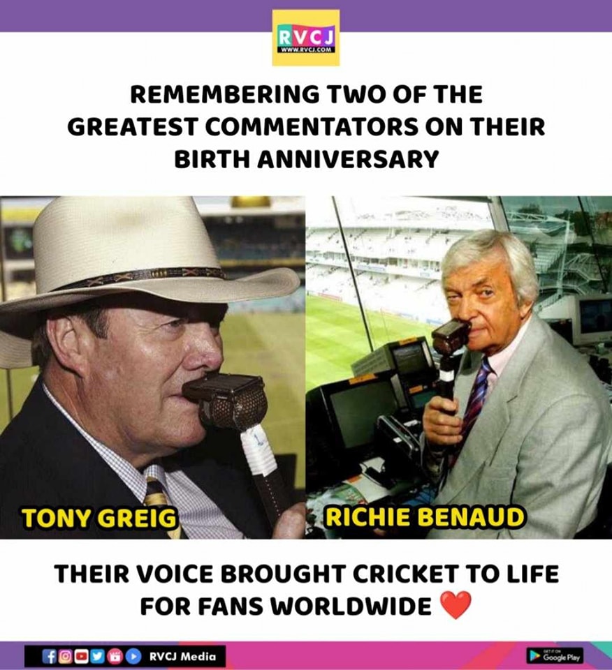 RVCJ_Sports's tweet photo. Happy Birthday 🎂
#happybirthday #tonygreig #richiebenaud https://t.co/mwsHhSRSMq