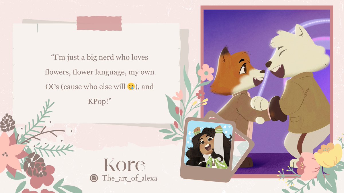 ೋ══CONTRIBUTOR SPOTLIGHT  Everyone please welcome our lovely page artist, <a href="/TheArtofAlexa/">Alexa 🐱🐰 || Open for Work</a> Please look forward to seeing their exquisite pieces for the zine! 🌷