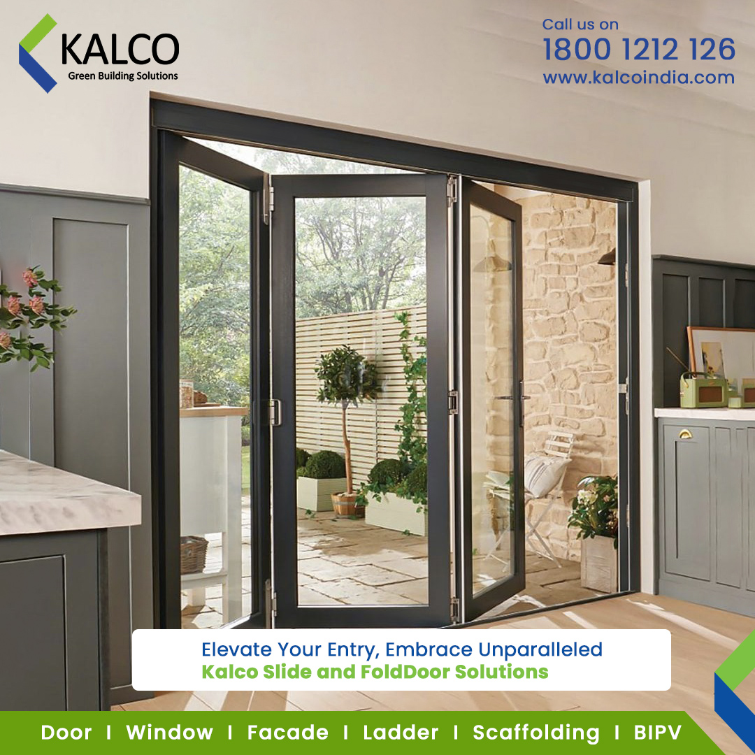 kalcoalusystem's tweet image. Kalco's slide and fold doors create a seamless connection between indoor and outdoor living.
#KalcoDoors #SlideAndFold #aluminumelegance #KalcoElegance