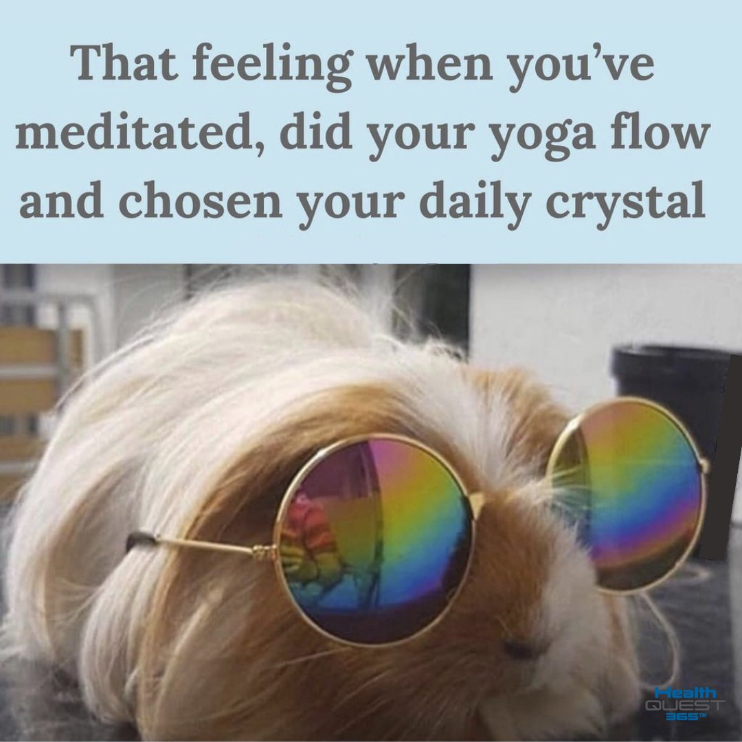 Your meditation game is strong, your yoga flow is on point, and your life crystal is your spirit animal! 🧘‍♂️💎😂 

#MeditationMastery #YogaGoals #CrystalCritique #SpiritualComedy #ZenZest #CrystalConnection #YogaYukYuks #MemeMeditation #ChakraChuckling #SoulSearchingLaughs