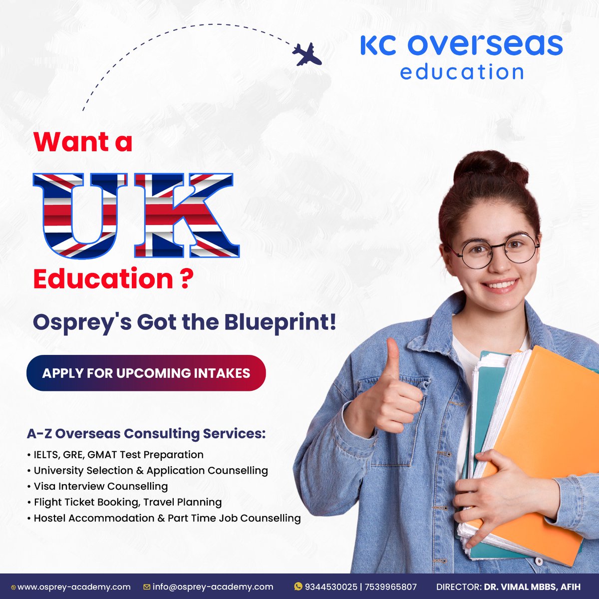 OspreyEdu's tweet photo. Osprey's Blueprint: Your Path to UK Education Excellence! Turn your ambitions into achievements with our tried-and-true roadmap. 🎓 📚

Call us at +91 9344530025/ 75399 65807
.
.
#OspreyAcademy #OspreyAcademyTraining #overseaseducation #UKStudyGuide #OspreyBlueprint #UKEducation https://t.co/wSKjcVJFYB