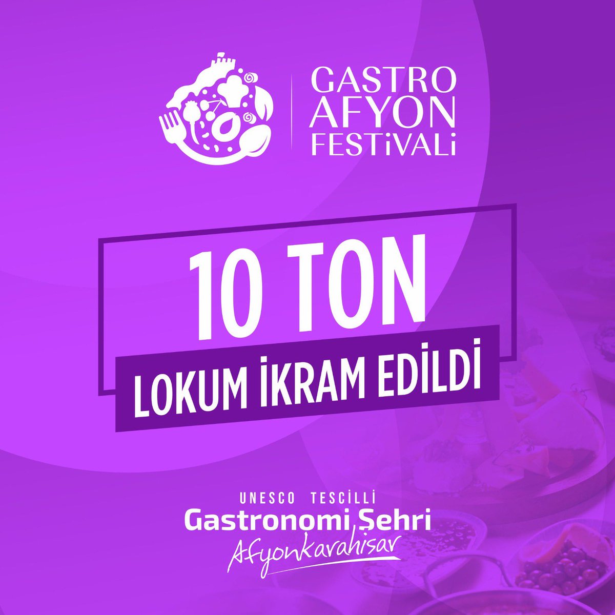 Rakamlarla Gastro Afyon Fest…
#afyon #gastroafyon