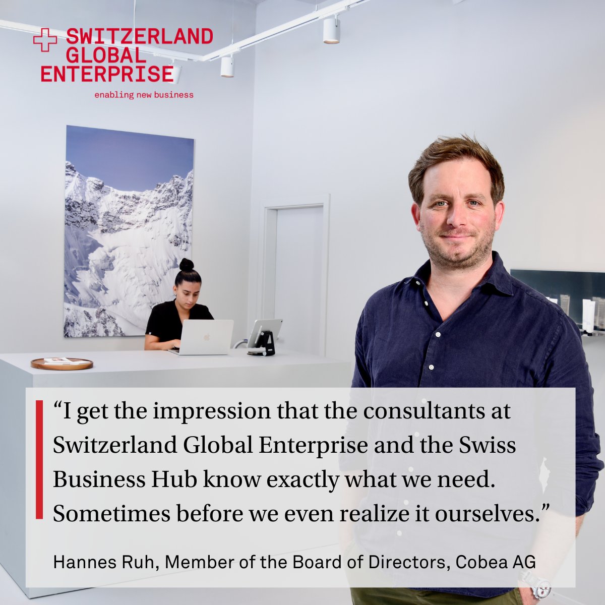 🚀 Under its ALPINE WHITE brand, cobea AG offers a solution for creating brighter smiles, not just in #Switzerland but in many others as well.

Hannes Ruh talked to <a href="/SGE/">Switzerland Global Enterprise</a> about the challenges and opportunities of their #internationalization journey.

👉 lnkd.in/ewSJ4ZCt