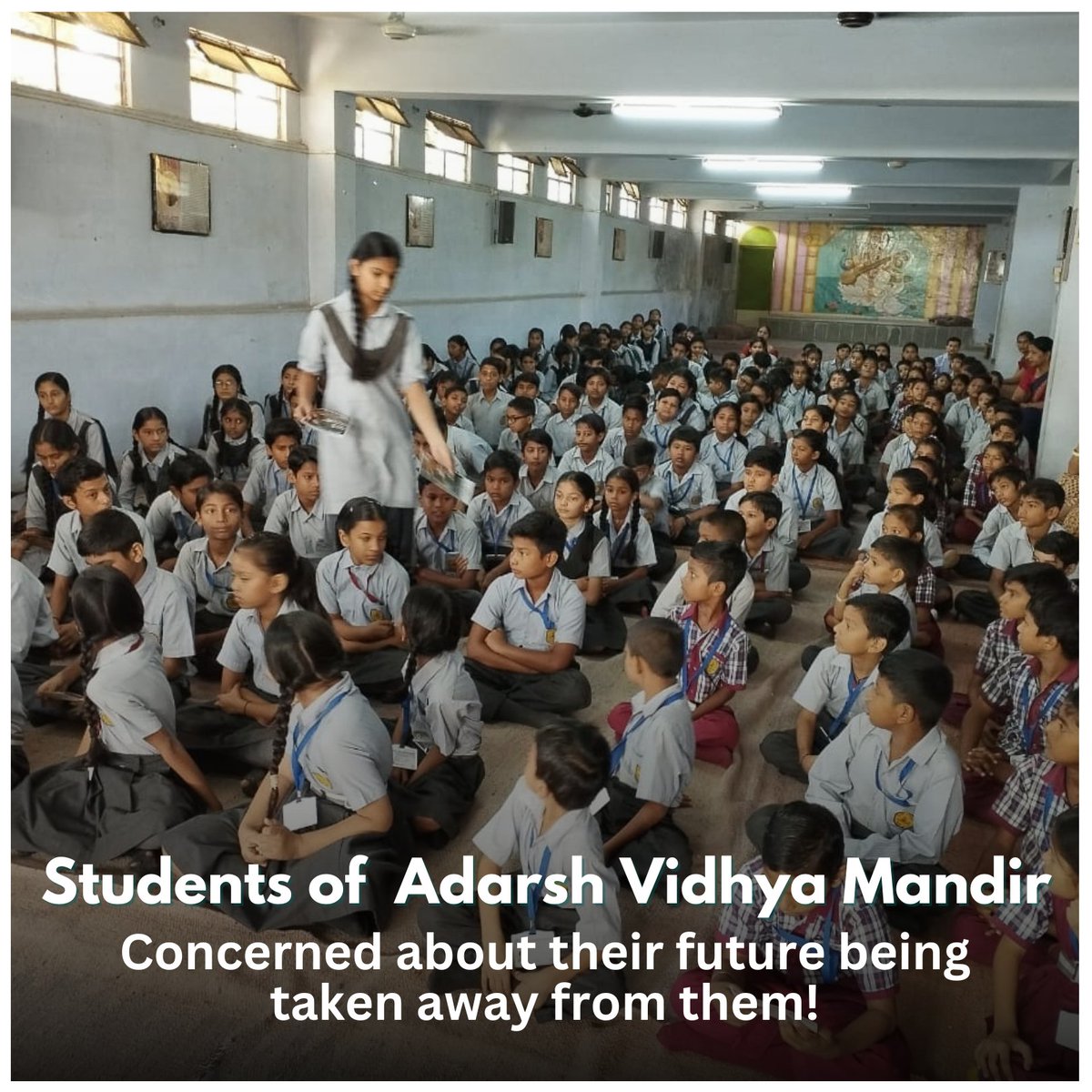 Our team recently visited Adarsh Vidhya Mandir to shed light on the critical issue of deforestation in the Dol Ka Badh forest. We shared the alarming reality of government-driven deforestation in the name of development, leaving students anxious about the future of our planet.