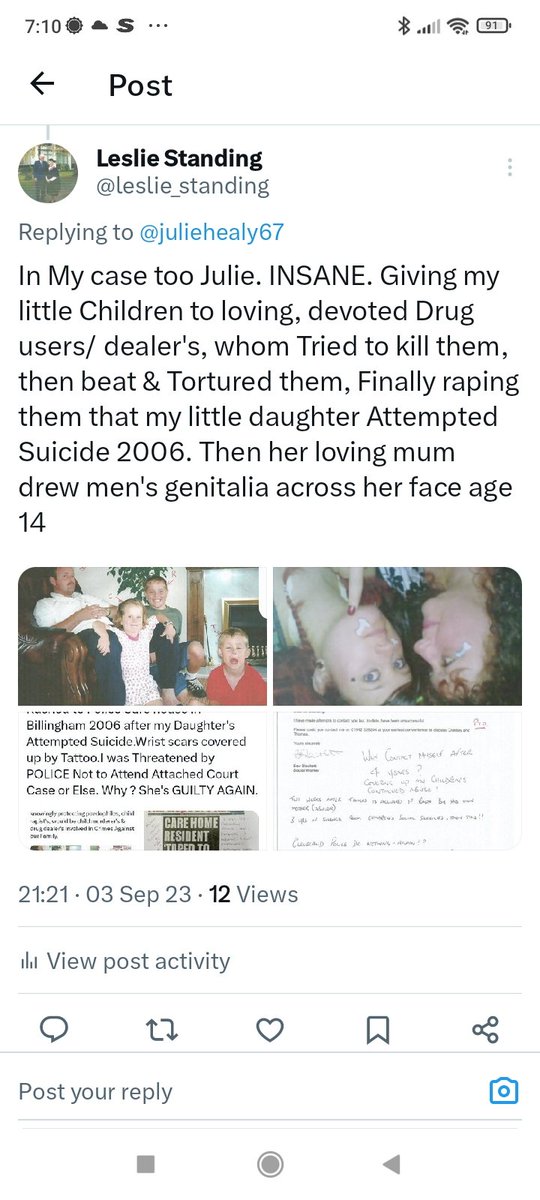 leslie_standing's tweet photo. @kwilliam111 @UnityNewsNet Twenty Year's. Cleveland Police Authority UK Continue to Protect Rapist's, Paedophiles, Drug Dealer's/User's &amp; would be Child Killer's . Cleveland Police Authority Keep them in Their Police Safe House in Billingham. Co. Cleveland. UK. Police use these Criminals as "Victim's".FACT https://t.co/VMGBJBSgLV