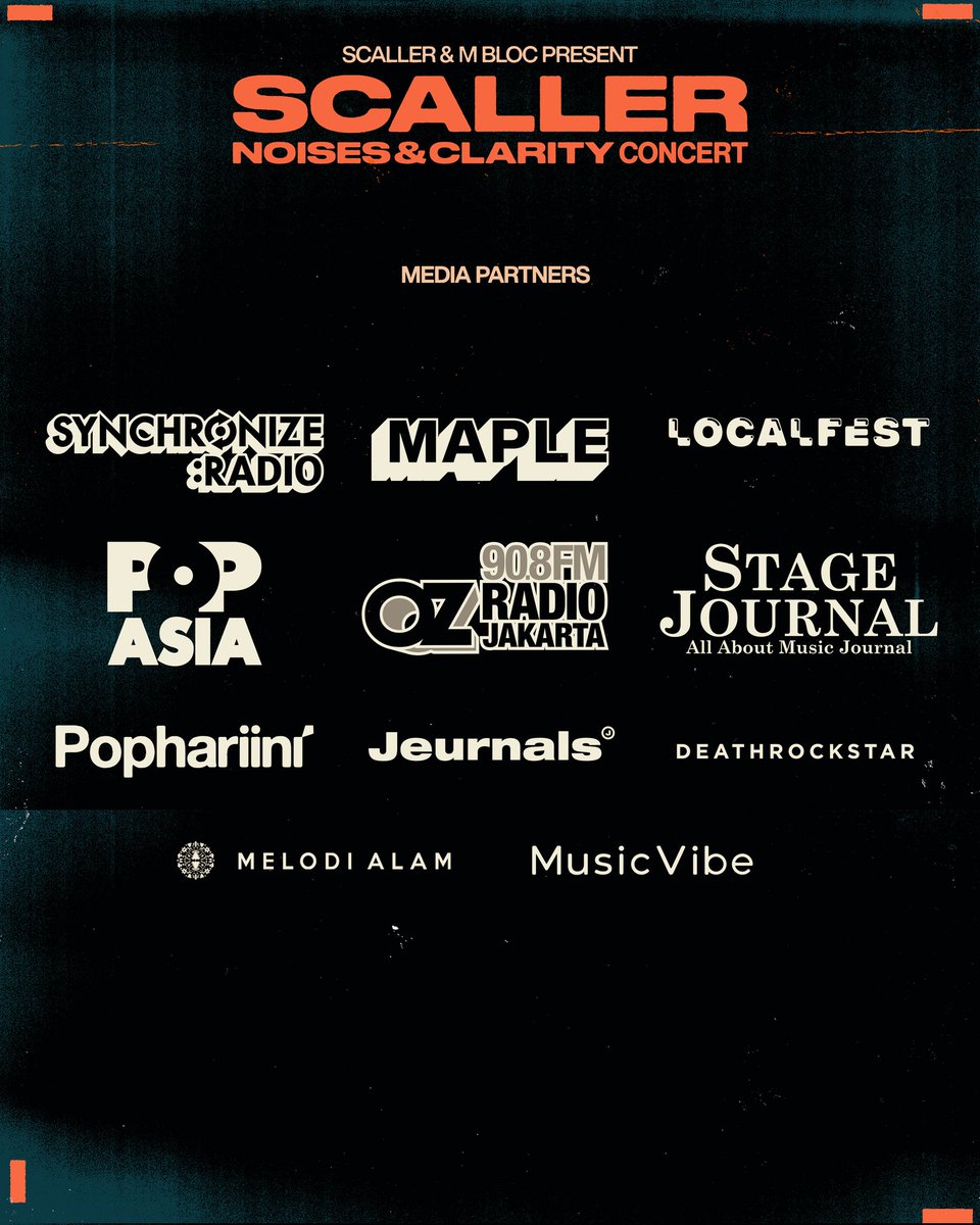 "Noises &amp; Clarity Concert" is happening on 0ctober 20th. With collaborators John Paul Patton, Sri Hanuraga &amp; Charita Utami and set opener Logic Lost. 

Tickets are available here tinyurl.com/scallerloktw