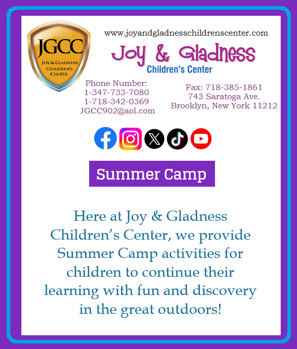 Joy & Gladness Children's Center (@joygladnesscc) on Twitter photo #joygladnesschildrenscenter#joyandgladnesschildrenscenter.com#Joy&GladnessChildrensCenter#Joy&GladnessChildrensCenter743SaratogaAve.Brooklyn,NewYork11212#Joy&GladnessChildrensCenteNY#13477337080#17183420369#JGCC902@aol.com#ChildrensCenter#ChildrensCenterbrooklynnewyork #joygladnesschildrenscenter#joyandgladnesschildrenscenter.com#Joy&GladnessChildrensCenter#Joy&GladnessChildrensCenter743SaratogaAve.Brooklyn,NewYork11212#Joy&GladnessChildrensCenteNY#13477337080#17183420369#JGCC902@aol.com#ChildrensCenter#ChildrensCenterbrooklynnewyork