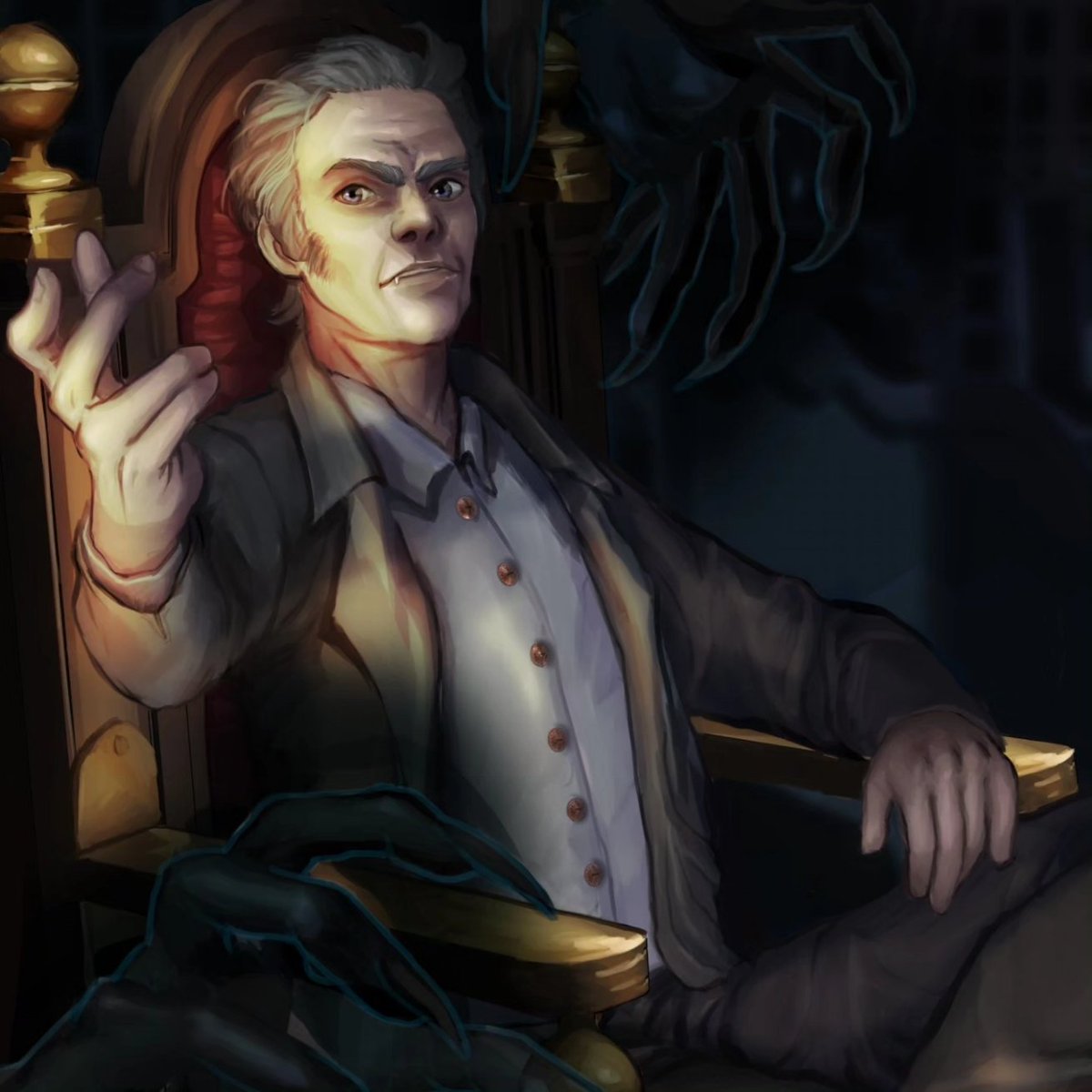 LordCrossbower's tweet photo. #WODtober #Day5 #InTheShadows 

Comisión de Mr. Shade por @mirage_fae https://t.co/ZCy0gio0To