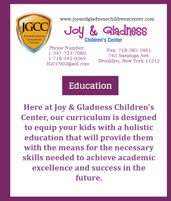 Joy & Gladness Children's Center (@joygladnesscc) on Twitter photo #joygladnesschildrenscenter#joyandgladnesschildrenscenter.com#Joy&GladnessChildrensCenter#Joy&GladnessChildrensCenter743SaratogaAve.Brooklyn,NewYork11212#Joy&GladnessChildrensCenteNY#13477337080#17183420369#JGCC902@aol.com#ChildrensCenter#ChildrensCenterbrooklynnewyork #joygladnesschildrenscenter#joyandgladnesschildrenscenter.com#Joy&GladnessChildrensCenter#Joy&GladnessChildrensCenter743SaratogaAve.Brooklyn,NewYork11212#Joy&GladnessChildrensCenteNY#13477337080#17183420369#JGCC902@aol.com#ChildrensCenter#ChildrensCenterbrooklynnewyork